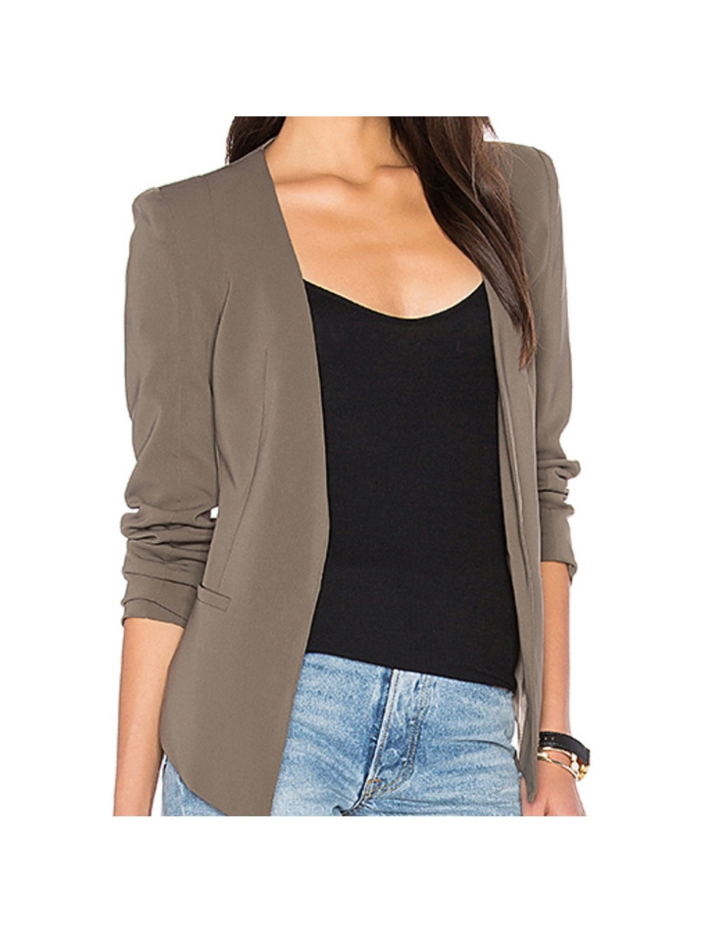James Jeans Military Green V Blazer